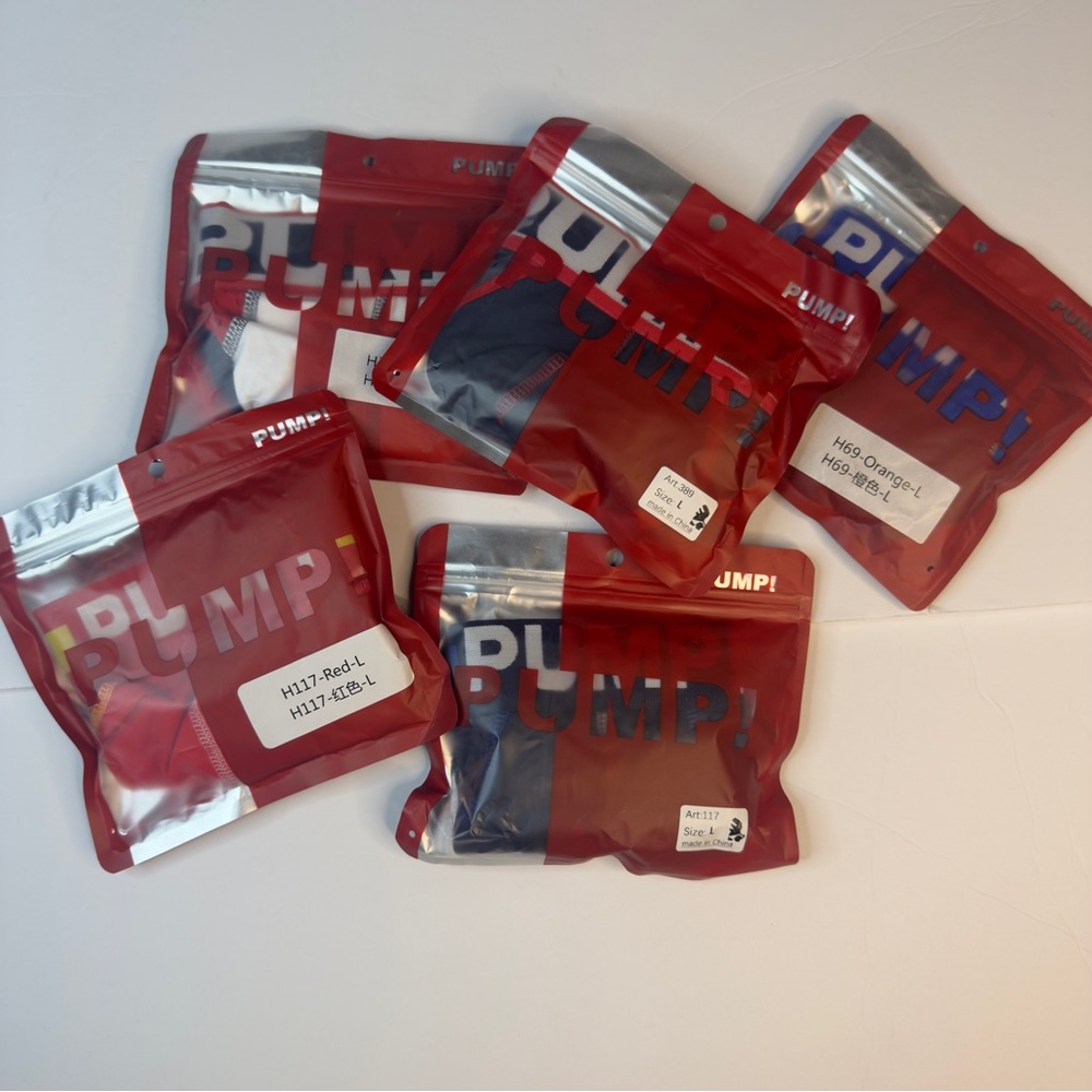 PUMP! Men’s Briefs Bundle - Set of 5 - Size Large - Mesh & Cotton - Picture 7 of 7